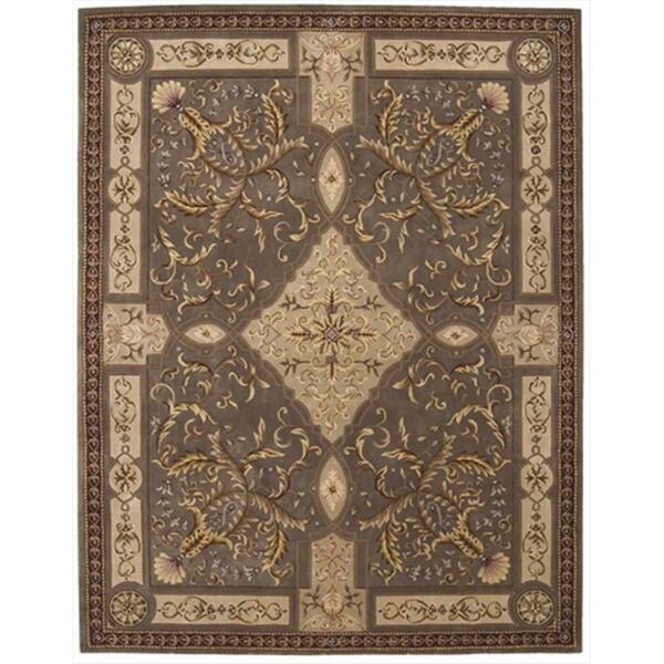 Nourison Versailles Palace Area Rug Collection Mushroom 7 Ft 6 In. X 9 Ft 6 In. Rectangle 99446402547